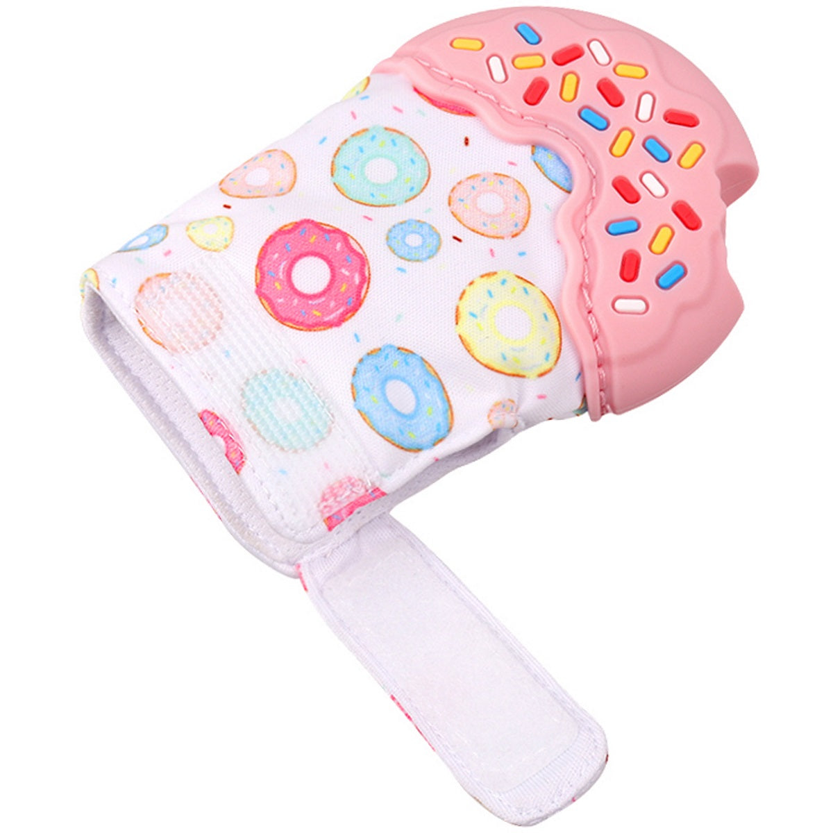 Mitten store with teether