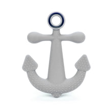 Anchor with Navy Beads Baby Carrier Teether Toy