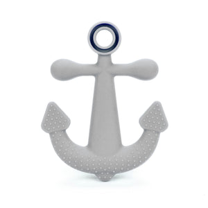 Anchor with Navy Beads Baby Carrier Teether Toy