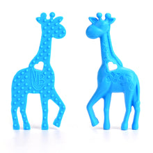 Blue Giraffe Baby Carrier Teether Toy