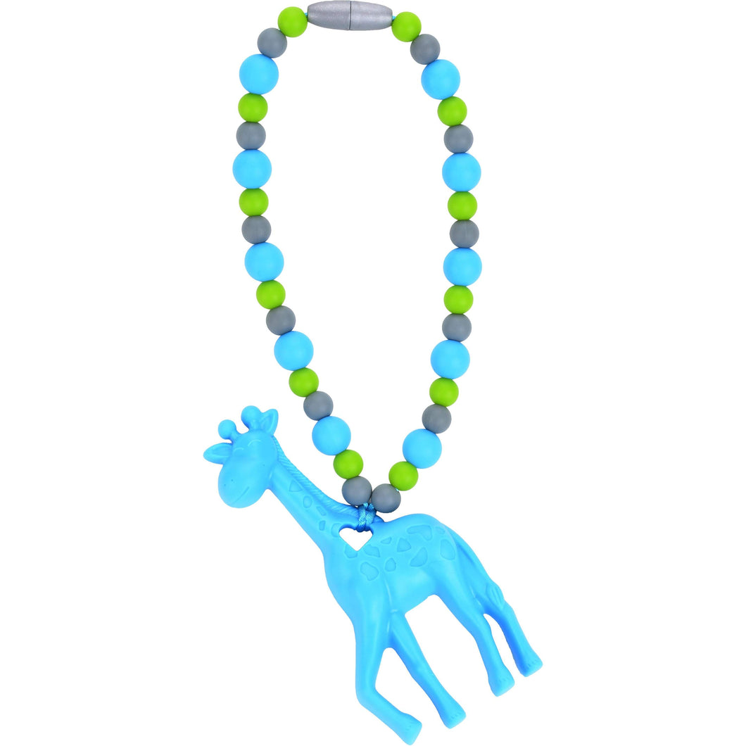 Nummy Beads Blue Giraffe Baby Carrier Teether Toy