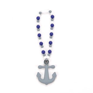 Nummy Beads Anchor with Navy Beads Baby Carrier Teether Toy