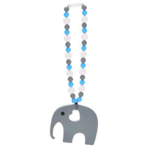 Nummy Beads Blue Elephant Baby Carrier Teether Toy