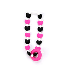 Nummy Beads Pink Hearts Baby Carrier Teether Toy