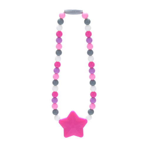 Nummy Beads Pink Star Baby Carrier Teether Toy