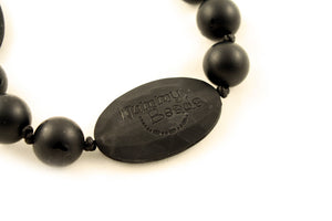 Jaden Silicone Teething Necklace - Midnight (Black)