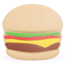 Hamburger and Fries Combo Teethers with Black Necklace Cords
