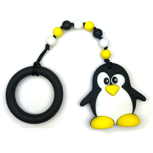 Penguin with Ring Baby Teether Toy