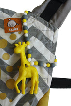 Yellow Giraffe Baby Carrier Teether Toy
